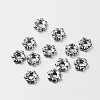 Tibetan Style Alloy Flower Spacer Beads TIBEB-O004-19-1