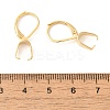 304 Stainless Steel Leverback Earring Findings Ion Plating(IP) STAS-U025-01G-02-3