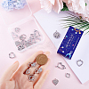 40Pcs 10 Style Alloy Crystal Rhinestone Pendants ALRI-SC0001-35P-3
