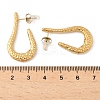 304 Stainless Steel Stud Earrings for Women EJEW-K302-08G-3