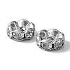 Brass Rhinestone Spacer Beads RB-YW0001-05D-01P-3