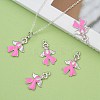 October Breast Cancer Pink Awareness Ribbon LS-ENAM-D001-2-5