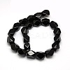 Natural Obsidian Faceted Rhombus Beads Strands G-L235A-05-2