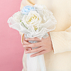 Wrinkled Wavy Polyester Flower Bouquets Wrapping Packaging FIND-WH0110-751A-3
