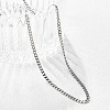 Non-Tarnish 304 Stainless Steel Curb Chain Necklaces LS-NJEW-L162-01C-P-3