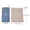 Cotton Packing Pouches Drawstring Bags LS-ABAG-R011-12x15-5