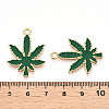 Alloy Enamel Pendants X1-PALLOY-E028-14B-03-3