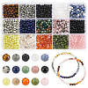 15 Strands 15 Styles Natural Mixed Gemstone Beads Strands G-NB0005-19-1