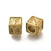 26Pcs 26 Styles 304 Stainless Steel Cube Beads STAS-V009-01G-2
