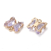 Brass with Glass Pendants FIND-Z020-02E-2