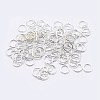 925 Sterling Silver Saw Cut Open Jump Rings STER-F036-02S-0.6x4mm-1