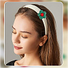 30Pcs 2 Colors Combed Cotton Ornament Accessories AJEW-CP0009-40-5