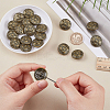 1-Hole Alloy Buttons FIND-FG0004-58A-3