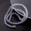 Electroplate Transparent Glass Beads Strands EGLA-YW0001-65A-5