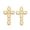 304 Stainless Steel Religion Cross Big Pendants STAS-T067-41G-1