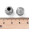 304 Stainless Steel Rhinestone European Beads STAS-A092-10G-P-3
