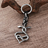 304 Stainless Steel Double Headed Snake Keychains VU1957-5