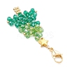 Handmade Glass Seed Beaded Christmas Tree Pendant Decoration HJEW-MZ00298-4