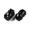 Natural Obsidian Monster Figurines DJEW-N003-01A-2