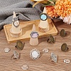 DIY Blank Dome Finger Rings Making Kit DIY-SC0022-28-4