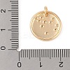 Brass with Clear Cubic Zirconia Pendants KK-N256-24K-G-3