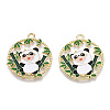 Alloy Enamel Pendants ENAM-D047-01G-06-2