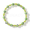 Glass Evil Eye Beaded Stretch Bracelets for Women Men VP6778-7-1