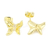 Brass Pave Clear Cubic Zirconia Stud Earring Findings LS-KK-F875-06G-2