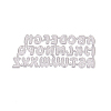 Carbon Steel Cutting Dies Stencils DIY-F032-70-1