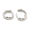 Brass Hoop Earrings EJEW-L211-010B-P-2