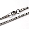 Tarnish Resistant 304 Stainless Steel Snake Chains Bracelets BJEW-O091-06P-2