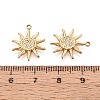 304 Stainless Steel Micro Pave Cubic Zirconia Pendants STAS-N115-54G-3