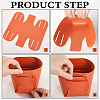 2Pcs PU Leather Jewelry Plate AJEW-CN0002-74A-6
