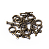 Tibetan Style Alloy Toggle Clasps MLF0034Y-NF-2