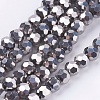 Electroplate Glass Bead Strands LS-EGLA-R042-4mm-06-1