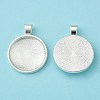 25mm Transparent Clear Domed Glass Cabochon Cover for Alloy Photo Pendant Making TIBEP-X0009-S-RS-2