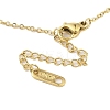 304 Stainless Steel Teardrop Pendant Necklaces LS-NJEW-N055-17G-3