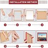 Wood Picture Frame DIY-WH0162-11D-4