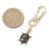 3Pcs 3 Colors Tortoise Alloy Enamel Pendant Decoration KEYC-JKC00938-3
