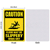 Aluminum Warning Sign DIY-WH0220-0017-2