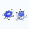 Blue Watermelon Stone Glass Pendant G-G759-B15-2