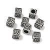 Retro 316 Surgical Stainless Steel European Style Beads STAS-L307-15AS-02-1