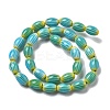 Handmade Millefiori Lampwork Beads Strands LAMP-F035-12H-2