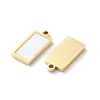 Ion Plating(IP) 304 Stainless Steel Charms STAS-Z099-02G-03-2