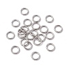 Non-Tarnish 304 Stainless Steel Open Jump Rings X-STAS-C040-01J-P-1