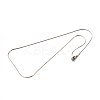 Tarnish Resistant 304 Stainless Steel Snake Chain Necklaces LS-STAS-M174-020P-B-2