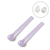 Hypoallergenic Bioceramics Zirconia Ceramic Ball Stud Earrings EJEW-F340-02E-1