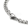 201 Stainless Steel Enamel Pendant Necklaces for Women Men LS-NJEW-G123-09P-4