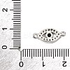 Brass Cubic Zirconia Links KK-P134-61P-3