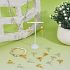 100Pcs 2 Colors Tibetan Style Alloy Pendants FIND-FH0011-77-5